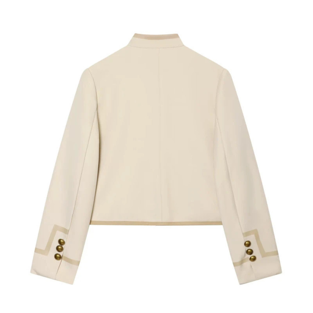 ZARA Bafeng Vintage Chinese Frog Button Blazer Jacket